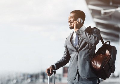 Man talking on the phone